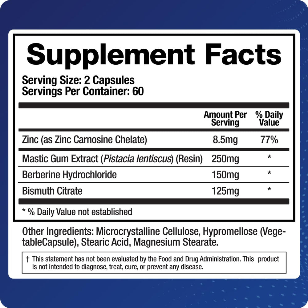 BioMatrix Pylor-X stack with probiotics option promotes holistic gut harmony.