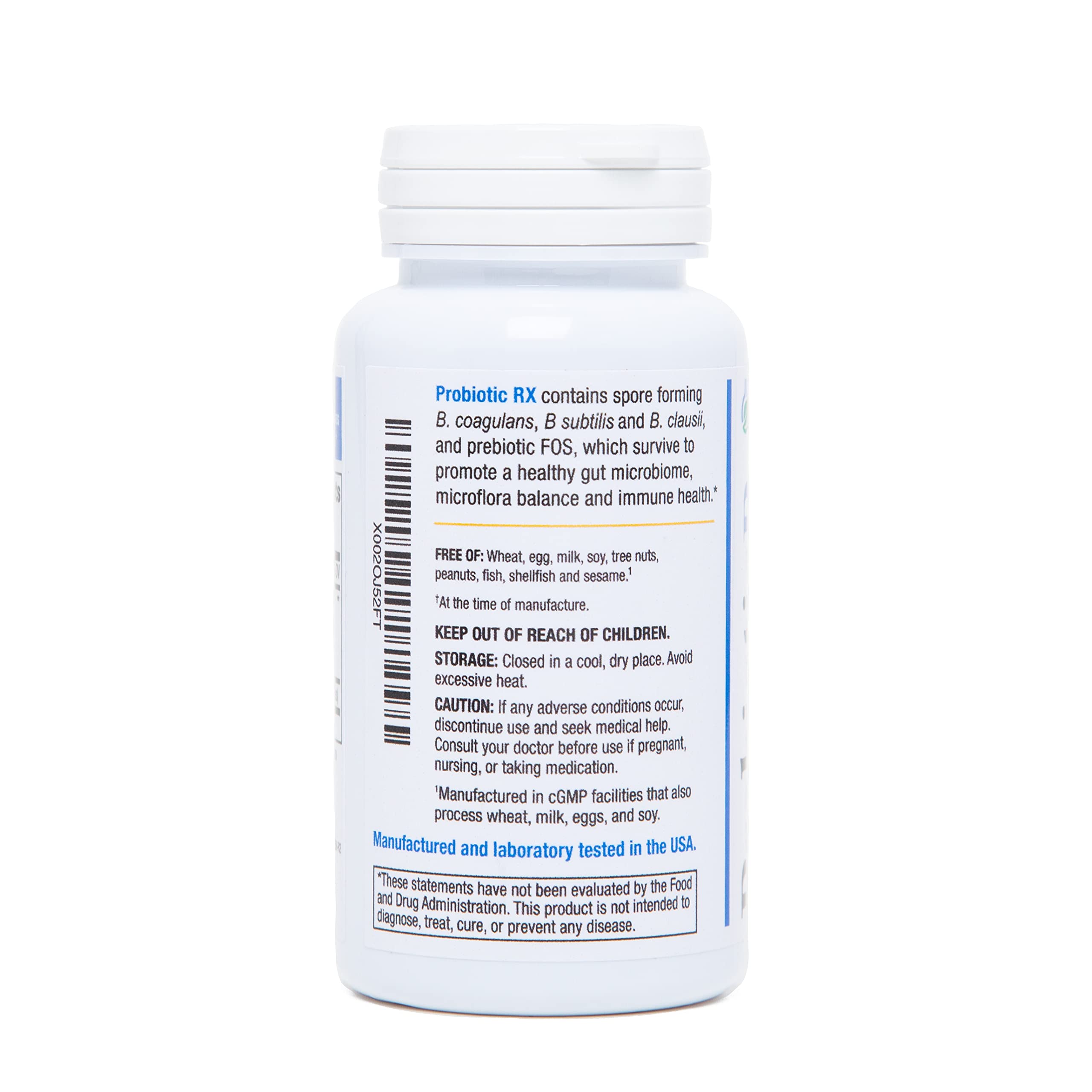 Biomedic Labs RX packaging emphasizes no refrigeration requirement for convenient use.