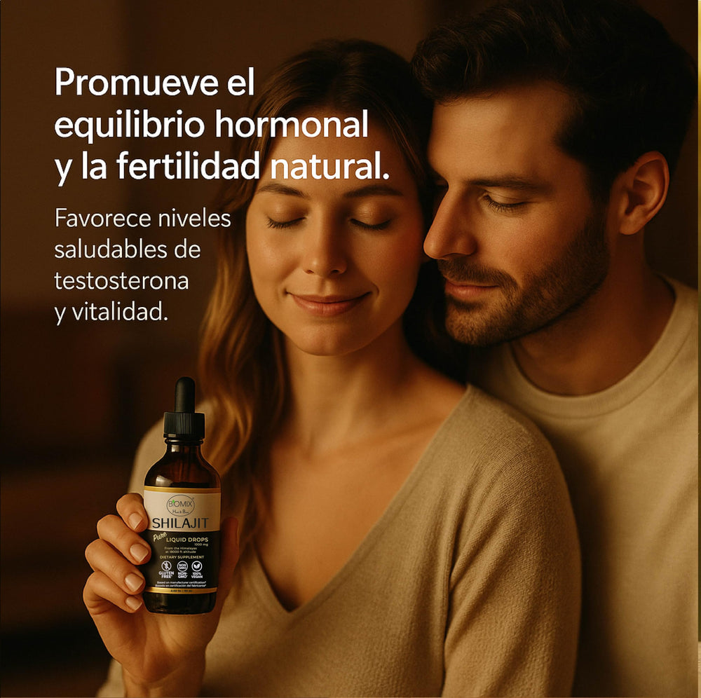 BIOMIX Shilajit Drops Vegan Label communicates a clean vegan formula.