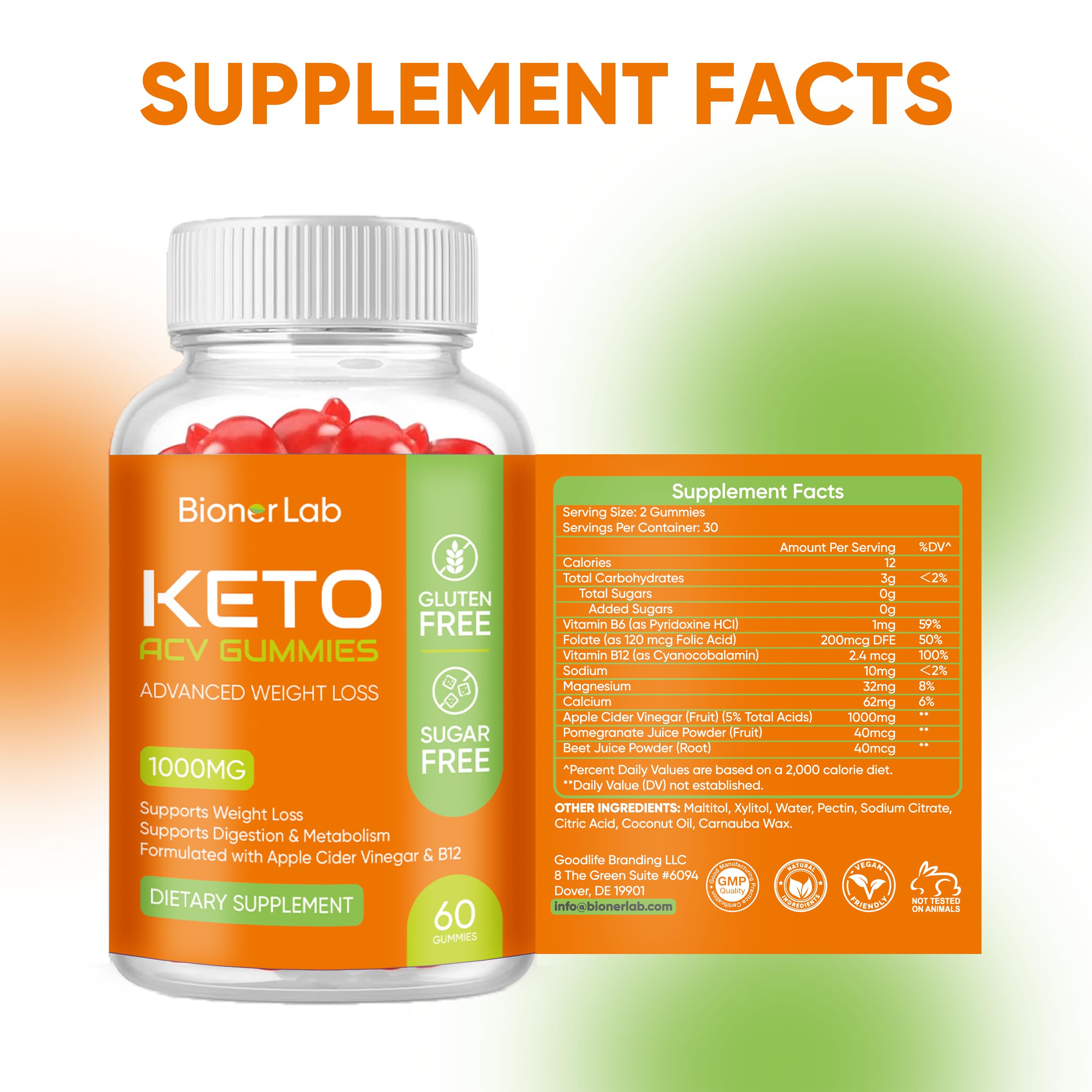 BionerLab Keto ACV Gummies diet-use closeup implies daily wellness support