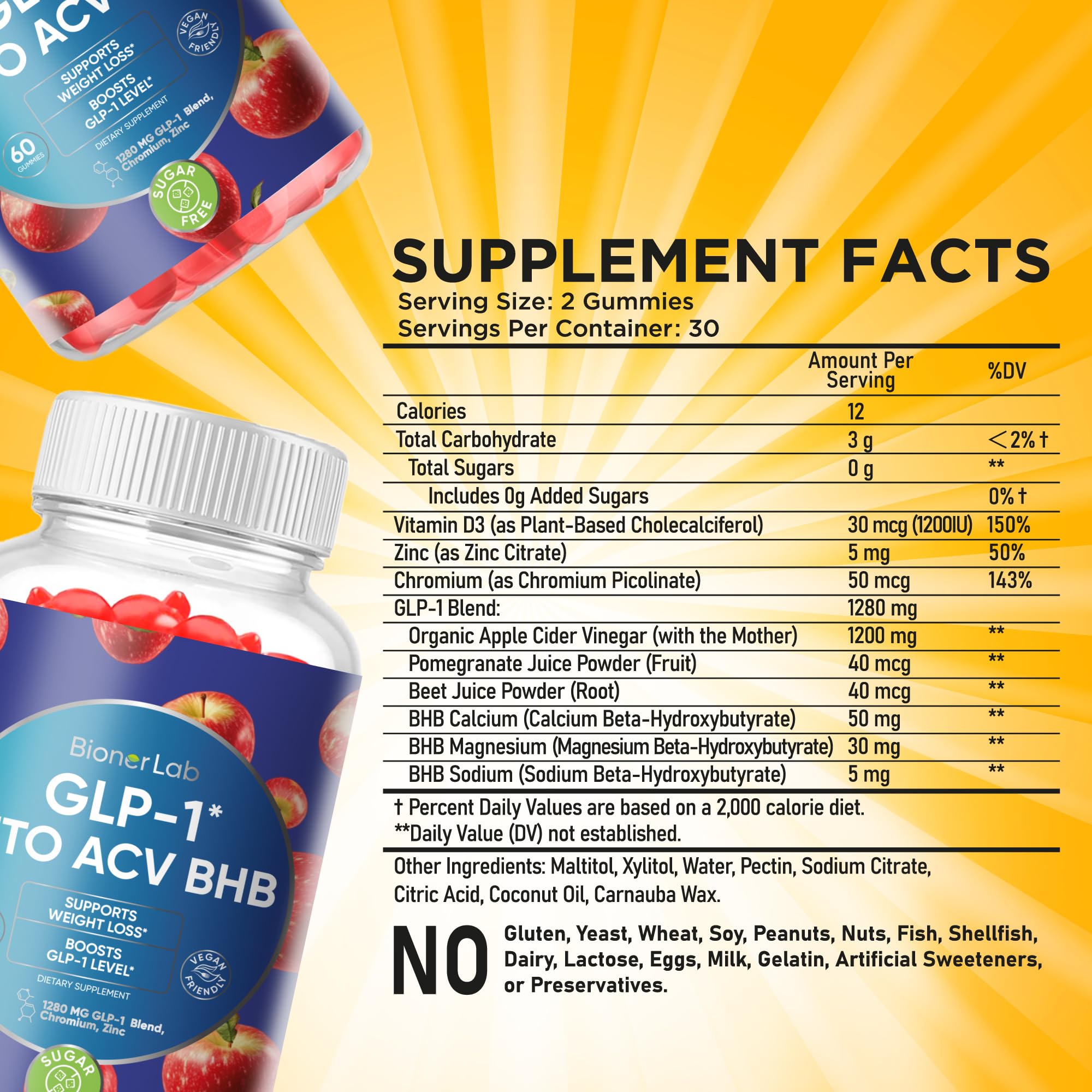 Gummies positioned for on-the-go use, ideal for keto lifestyle