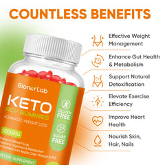 BionerLab Keto ACV Gummies pour demonstrates easy daily serving