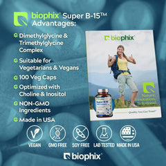 Biophix Super B-15 capsules ready to take after meals