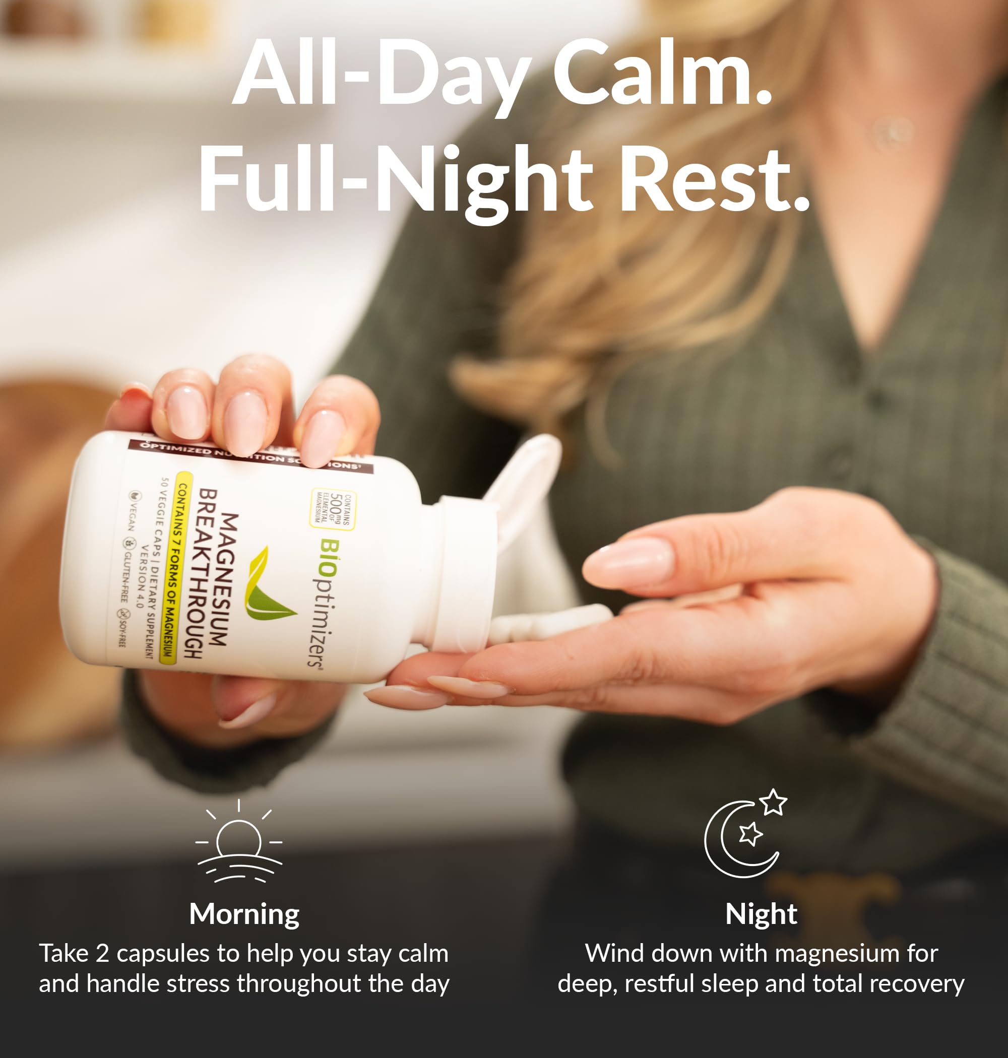 BIOptimizers Magnesium Breakthrough emphasis on fast absorption
