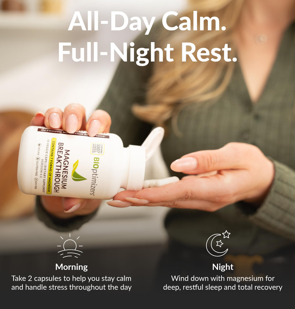 BIOptimizers Magnesium Breakthrough emphasis on fast absorption