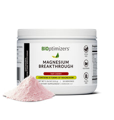 BIOptimizers Magnesium Breakthrough Drink bottle pour promotes easy nighttime hydration