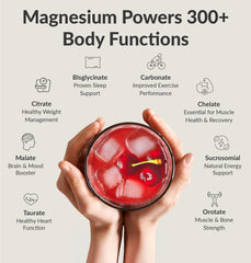 BIOptimizers Magnesium Breakthrough Drink glass dissolving powder for quick use