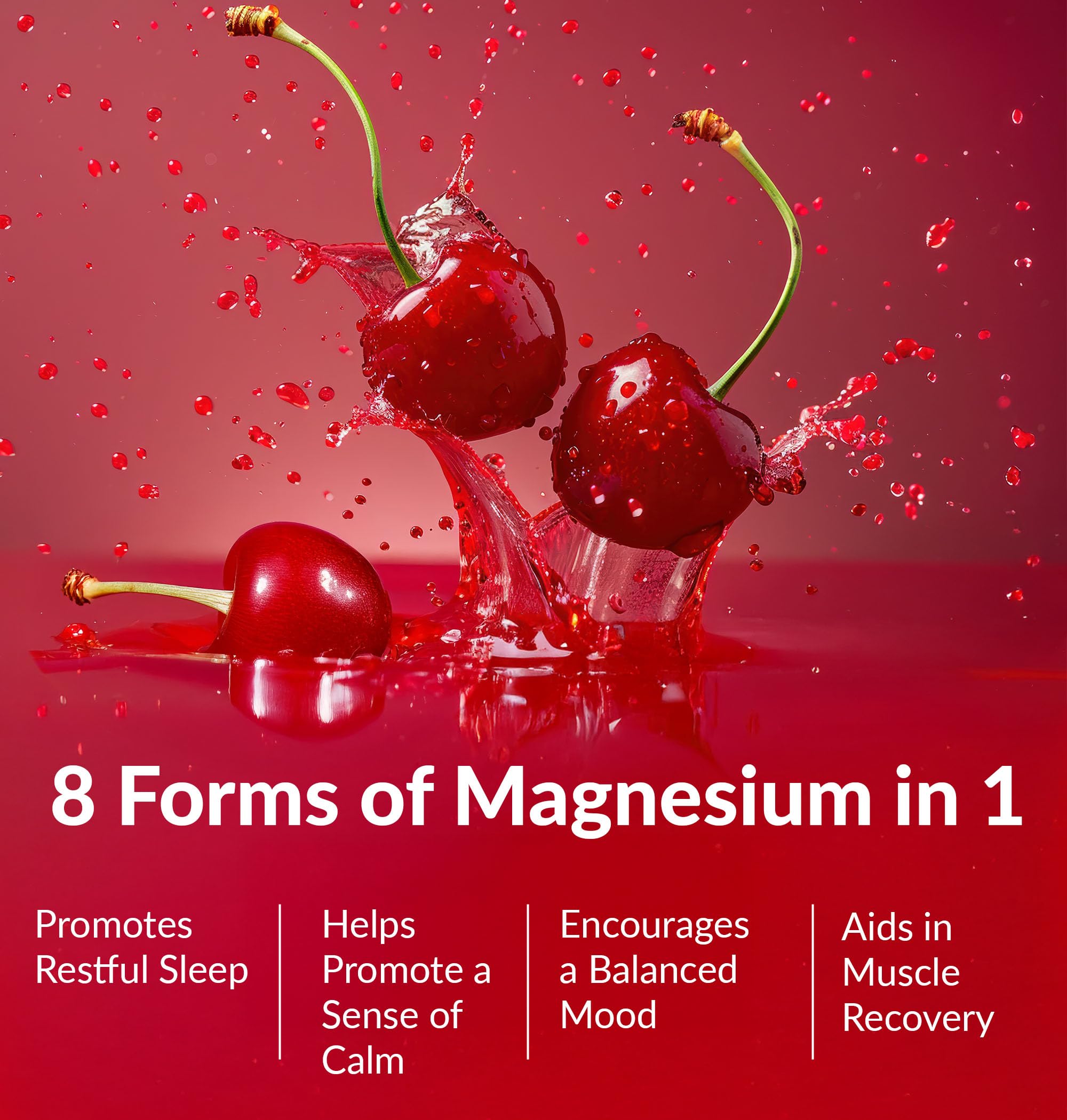 BIOptimizers Magnesium Breakthrough Drink label detail shows eight magnesium forms