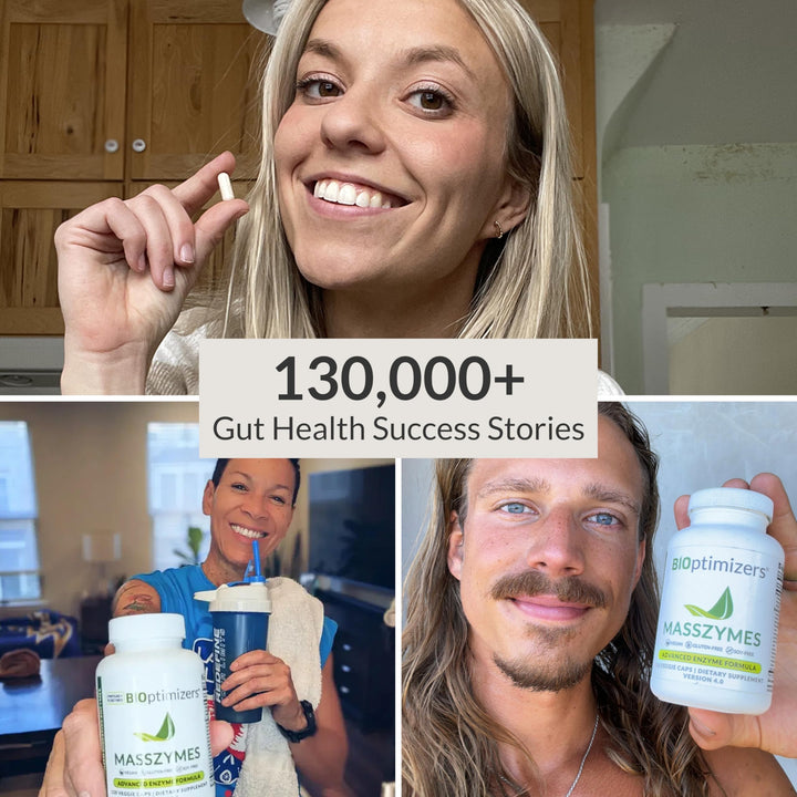 Athlete using BIOptimizers MassZymes after training for faster recovery