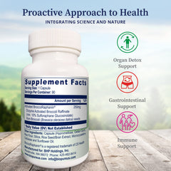 BioPure broccoli sprout bottle shown for your everyday supplement routine.