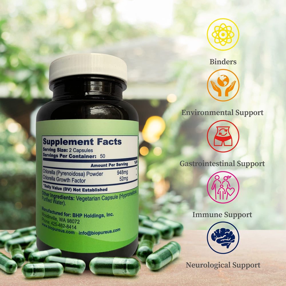 BioPure CGF label close-up highlighting purity and ingredients.