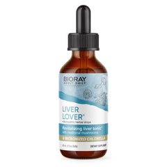 BIORAY Daily Liver Lover bottle on a clean background, supports liver health and adrenal balance.