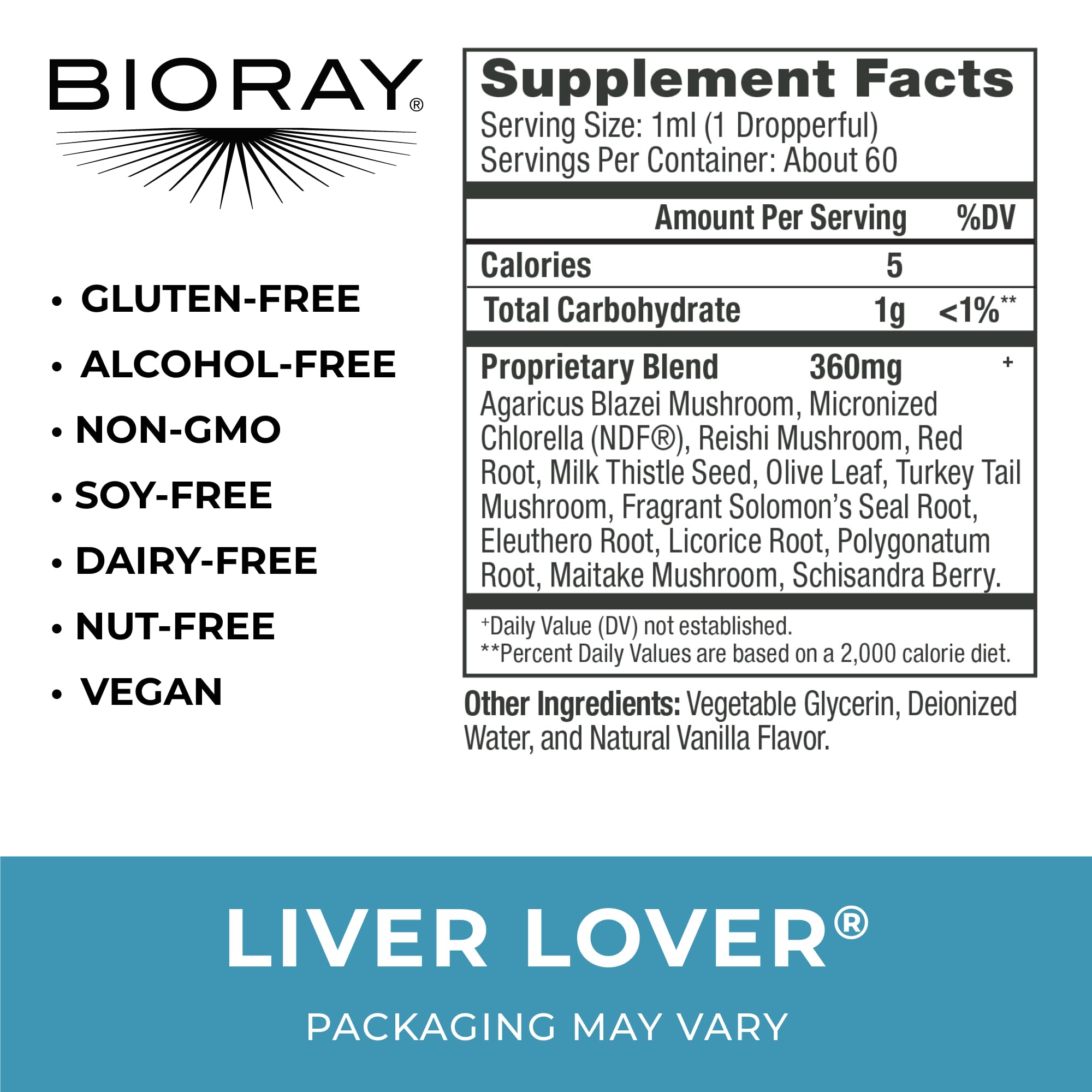 Close-up of Daily Liver Lover dropper, illustrating convenient liquid daily liver support.