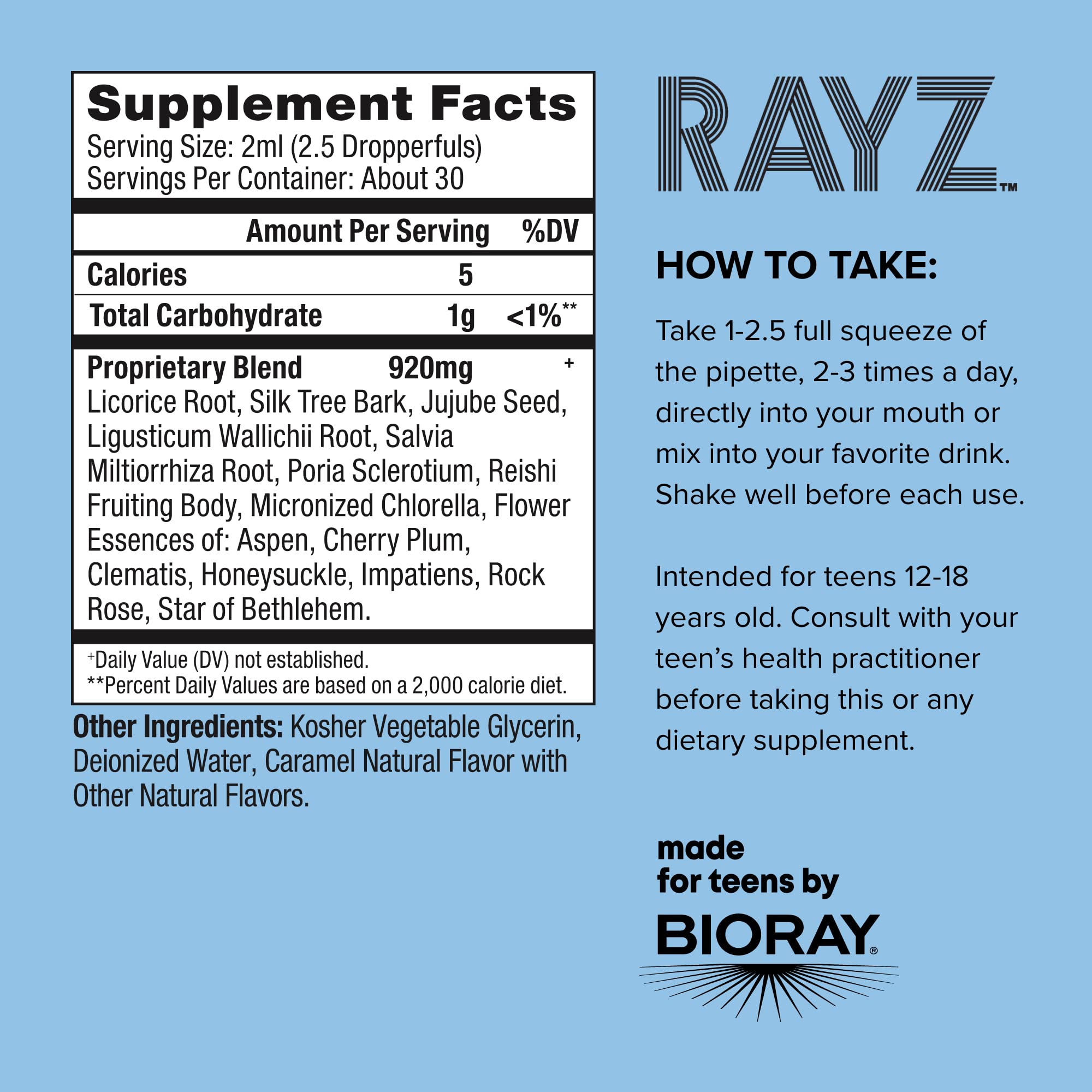 BIORAY RAYZ Dream Machine dropper showing easy pre-bed usage.