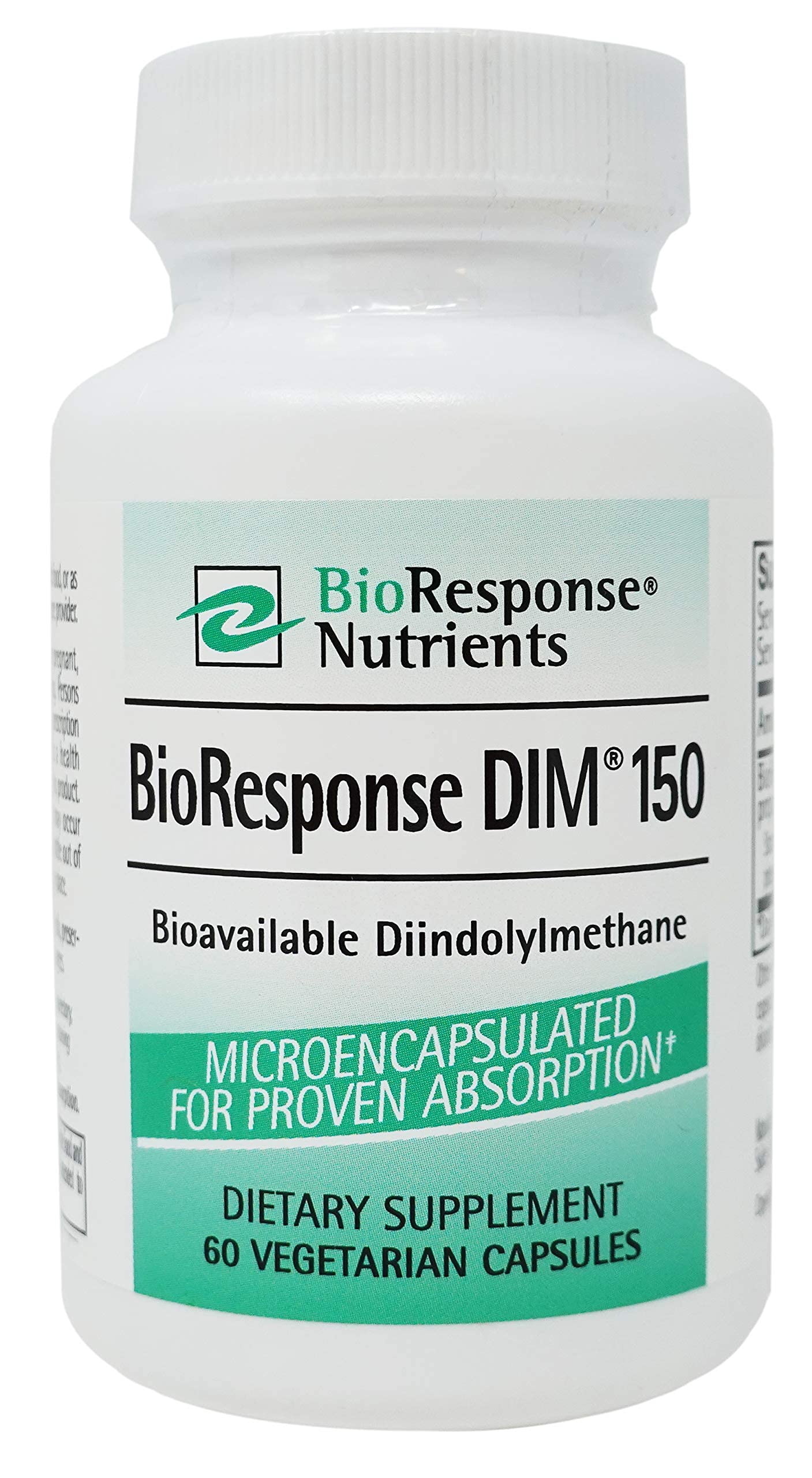 BioResponse DIM bottle pour shows easy dosing for hormonal balance support.
