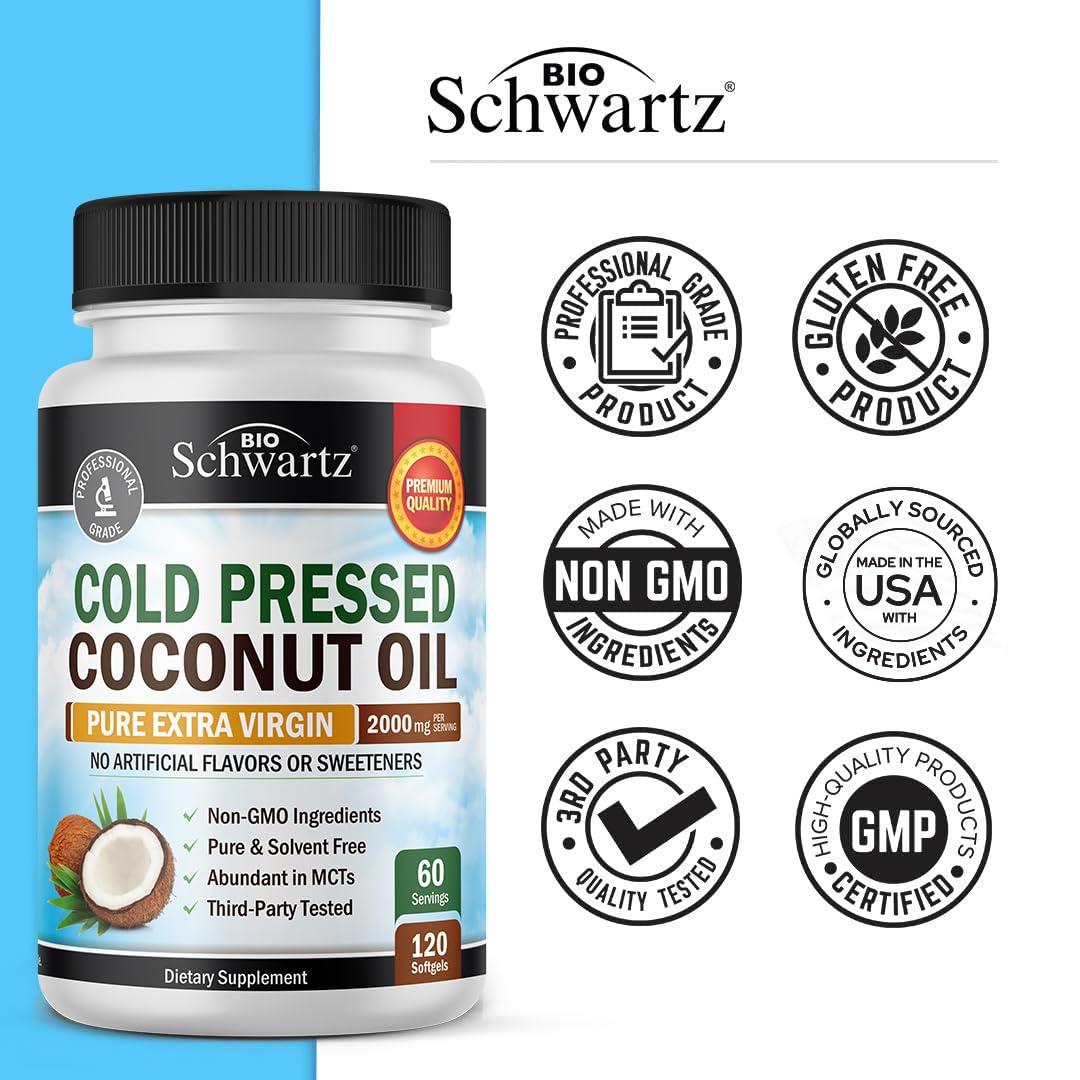 MCT-rich fatty acids in BioSchwartz capsules support energy and wellness.