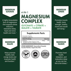 BioSchwartz Magnesium Complex, cápsulas organizadas para consumo diario