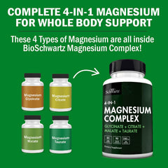 BioSchwartz Magnesium Complex, dosis diaria para rutina