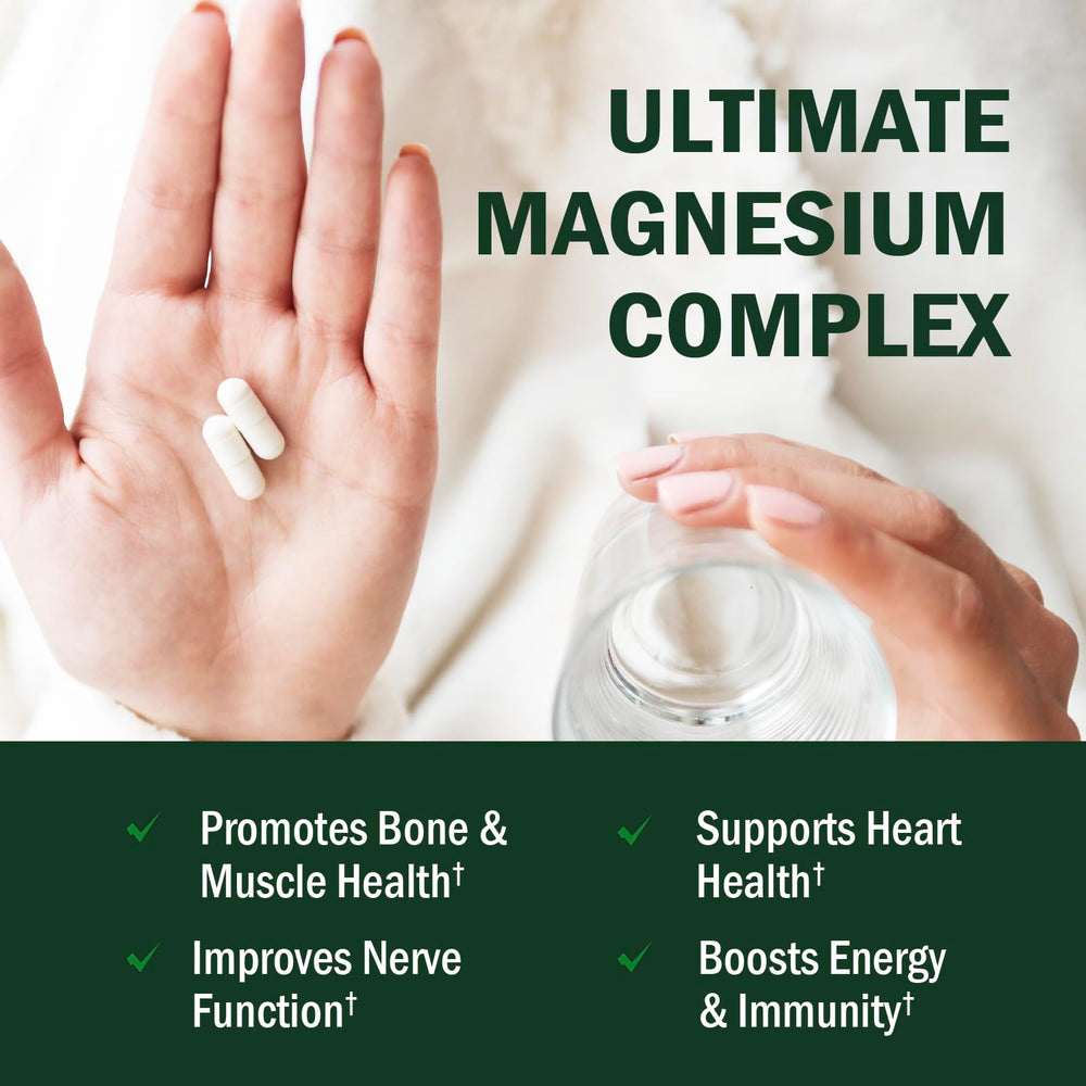BioSchwartz Magnesium Complex, etiqueta frontal con información clave