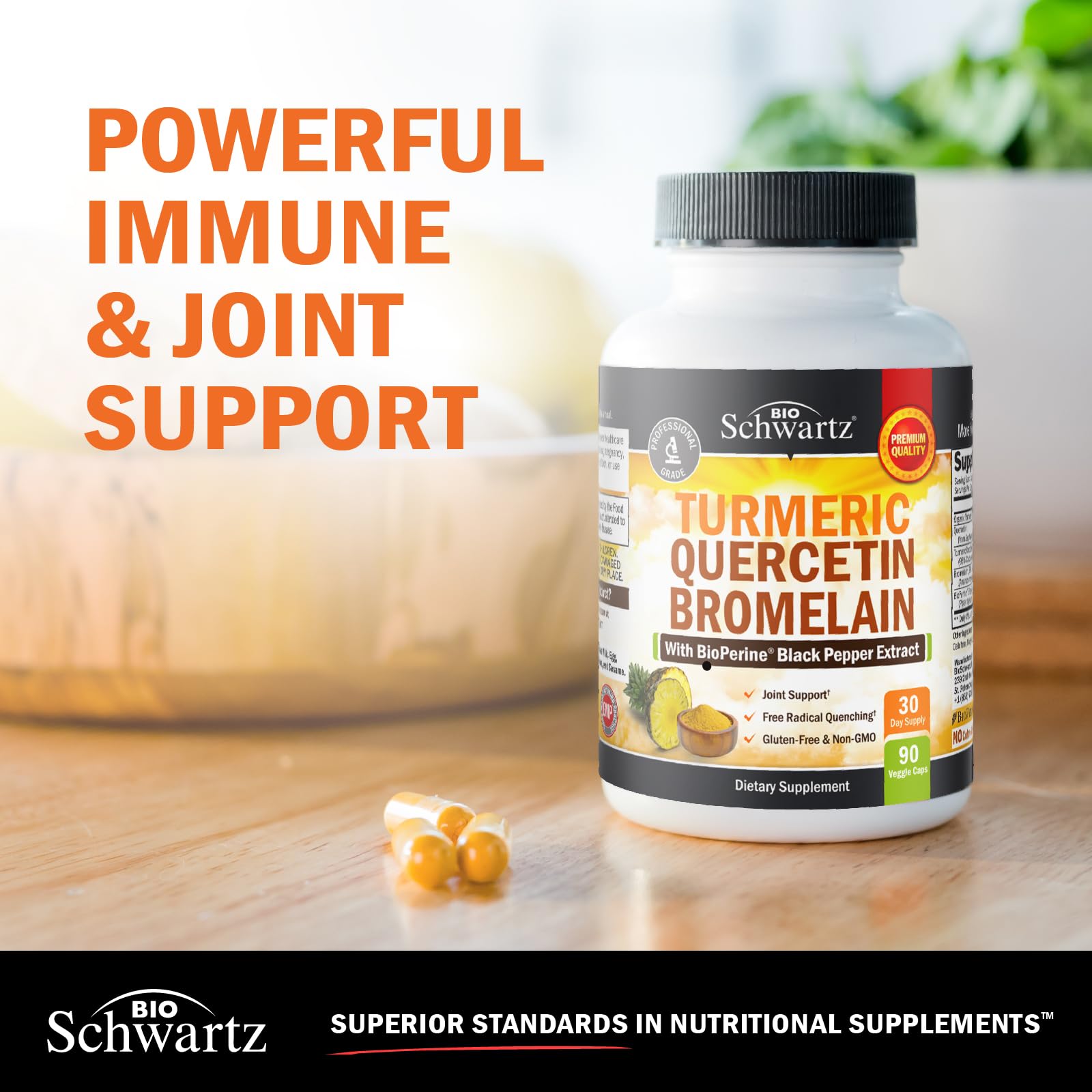 BioSchwartz 30-day supply packaging for easy daily planning.