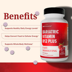 Biotin B6 and folate ingredients in BioSchwartz B12 Plus for hair and skin support