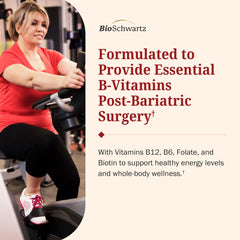 BioSchwartz Bariatric B12 Plus tablets dissolving under the tongue for fast absorption