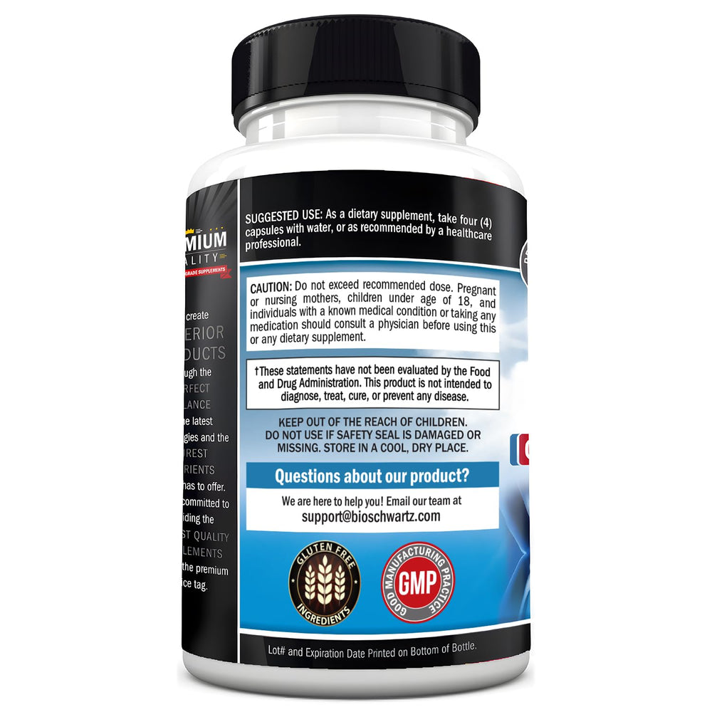 BioSchwartz Bone Strength with third-party testing seal