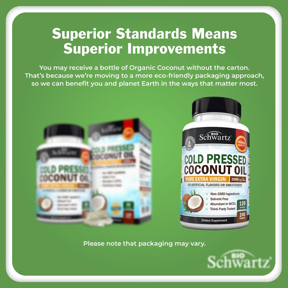 BioSchwartz softgels held in hand for convenient daily intake and gut support.