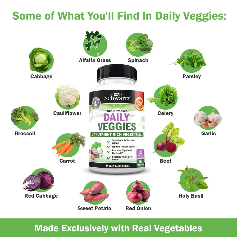 BioSchwartz label shows vegan, non-GMO and gluten-free quality