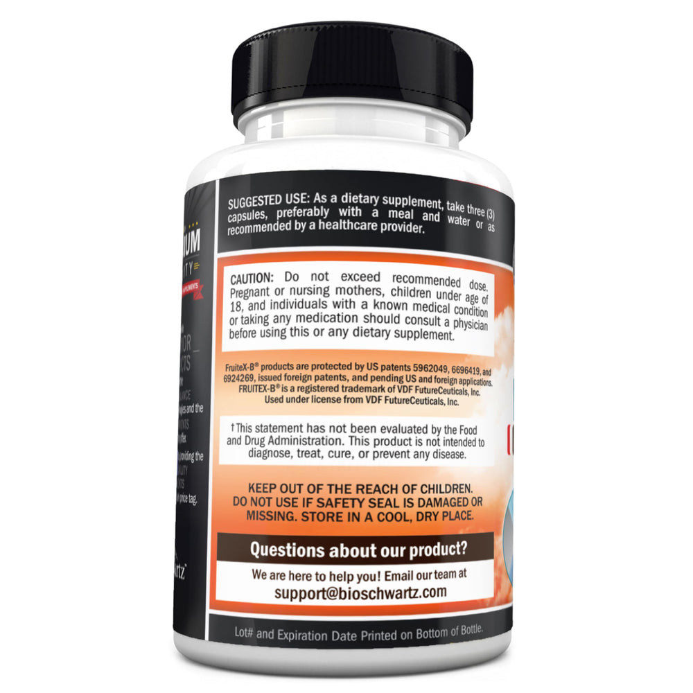 BioSchwartz daily-use bottle on a kitchen counter for routine supplementation