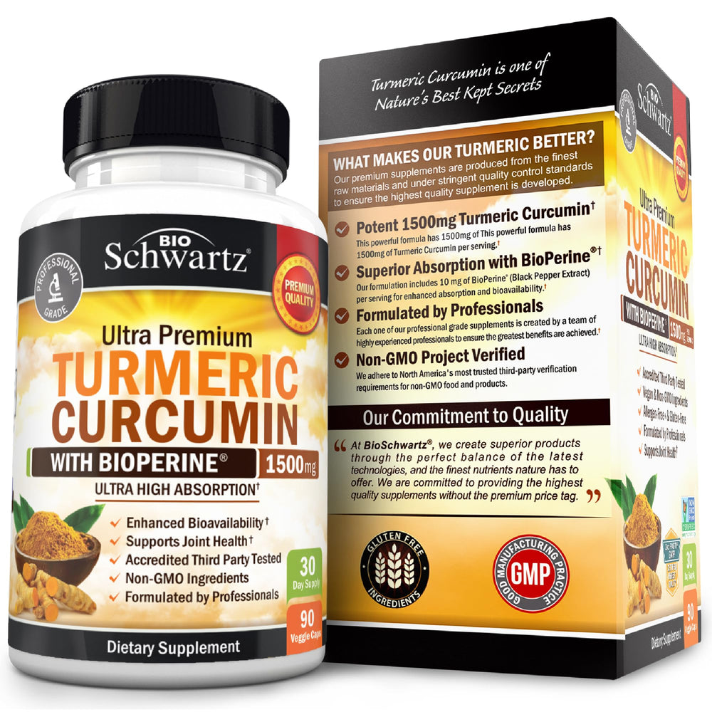 USA-made BioSchwartz packaging with quality seal.