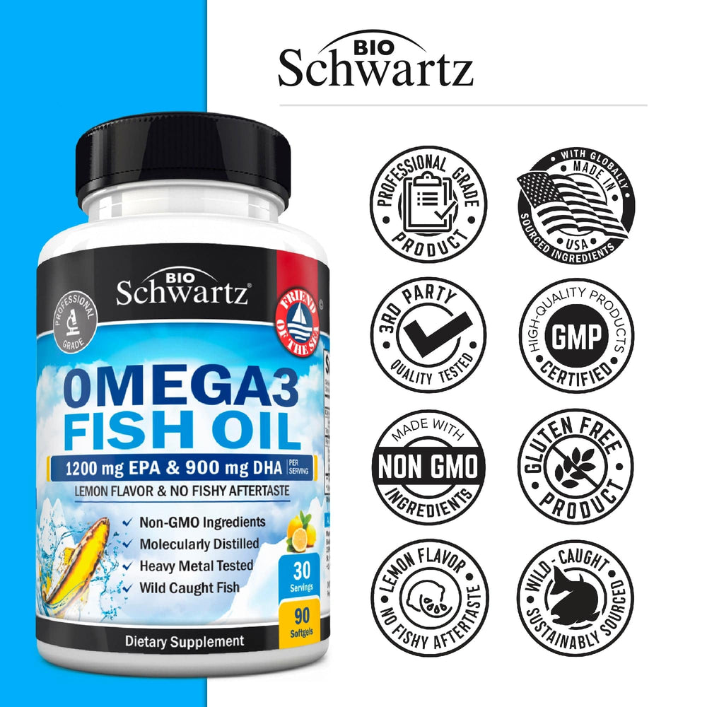 BioSchwartz pescatarian-friendly gluten-free supports versatile daily supplementation.