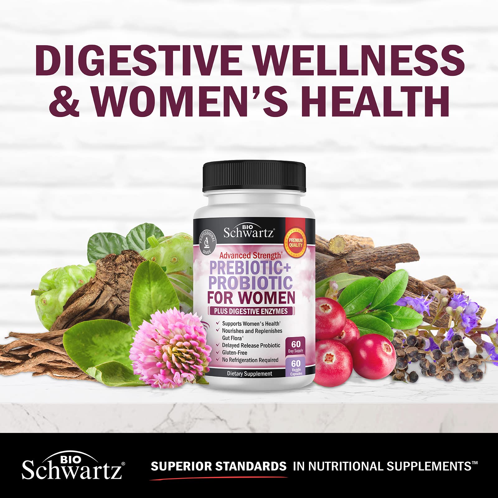 Label close-up confirms non-GMO, dairy-free, and allergen-free formulation