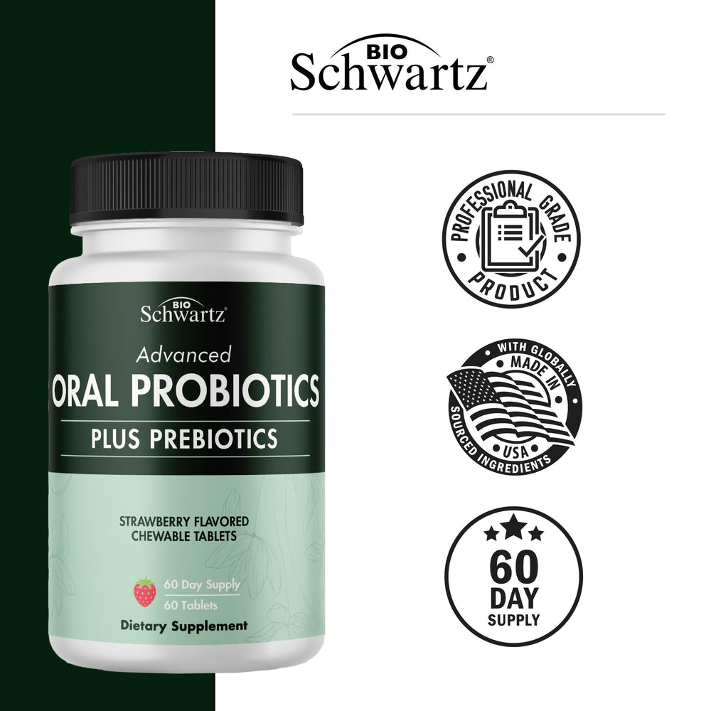 BioSchwartz probiotic strains lactobacillus reuteri and bifidobacterium lactis support gums
