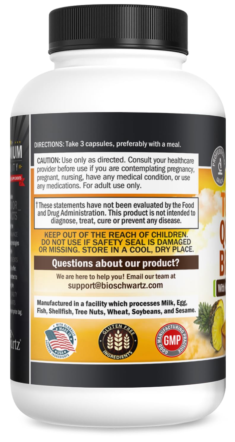 BioSchwartz third-party testing seal indicating verified potency.