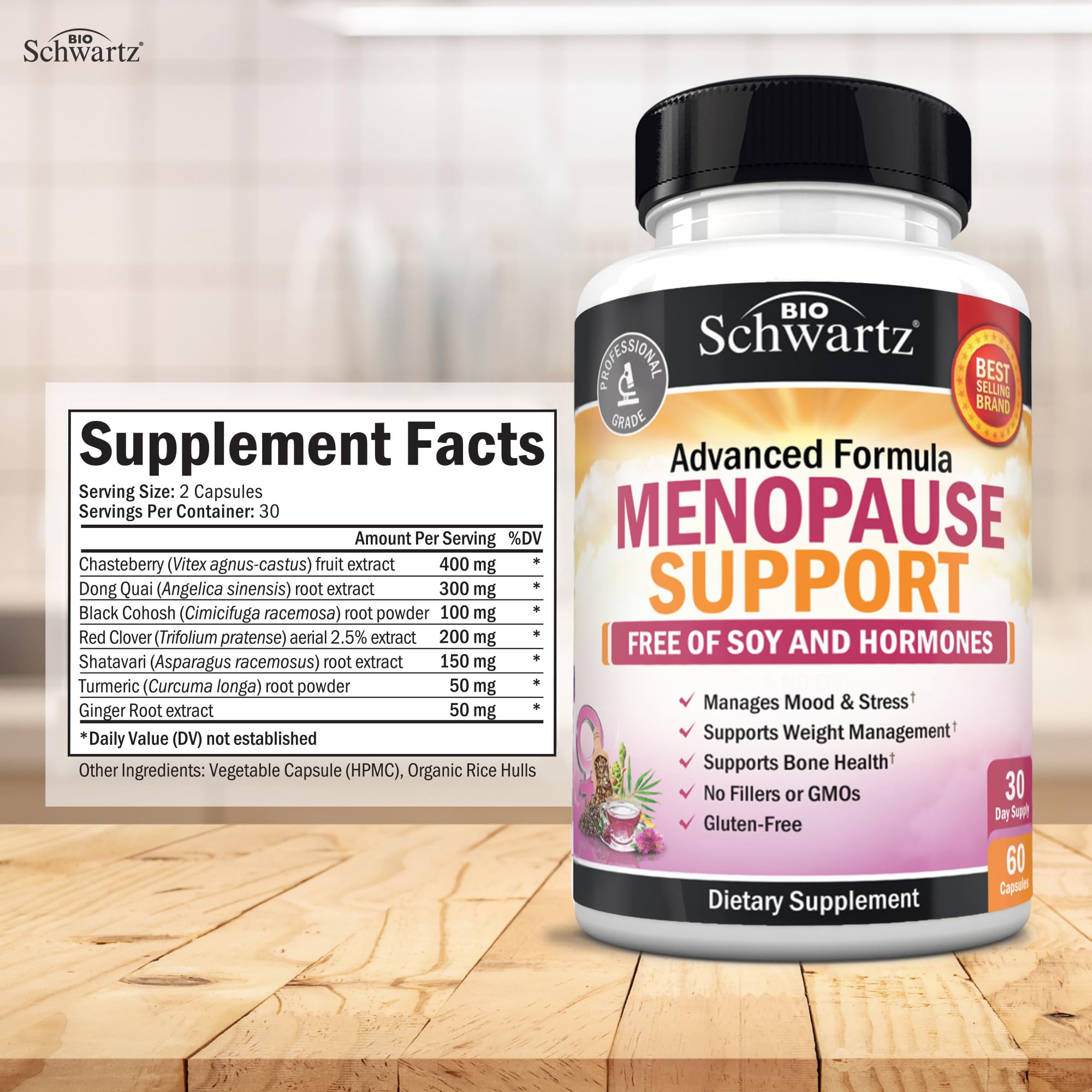 BioSchwartz turmeric and ginger blend close-up suggesting natural vitality.