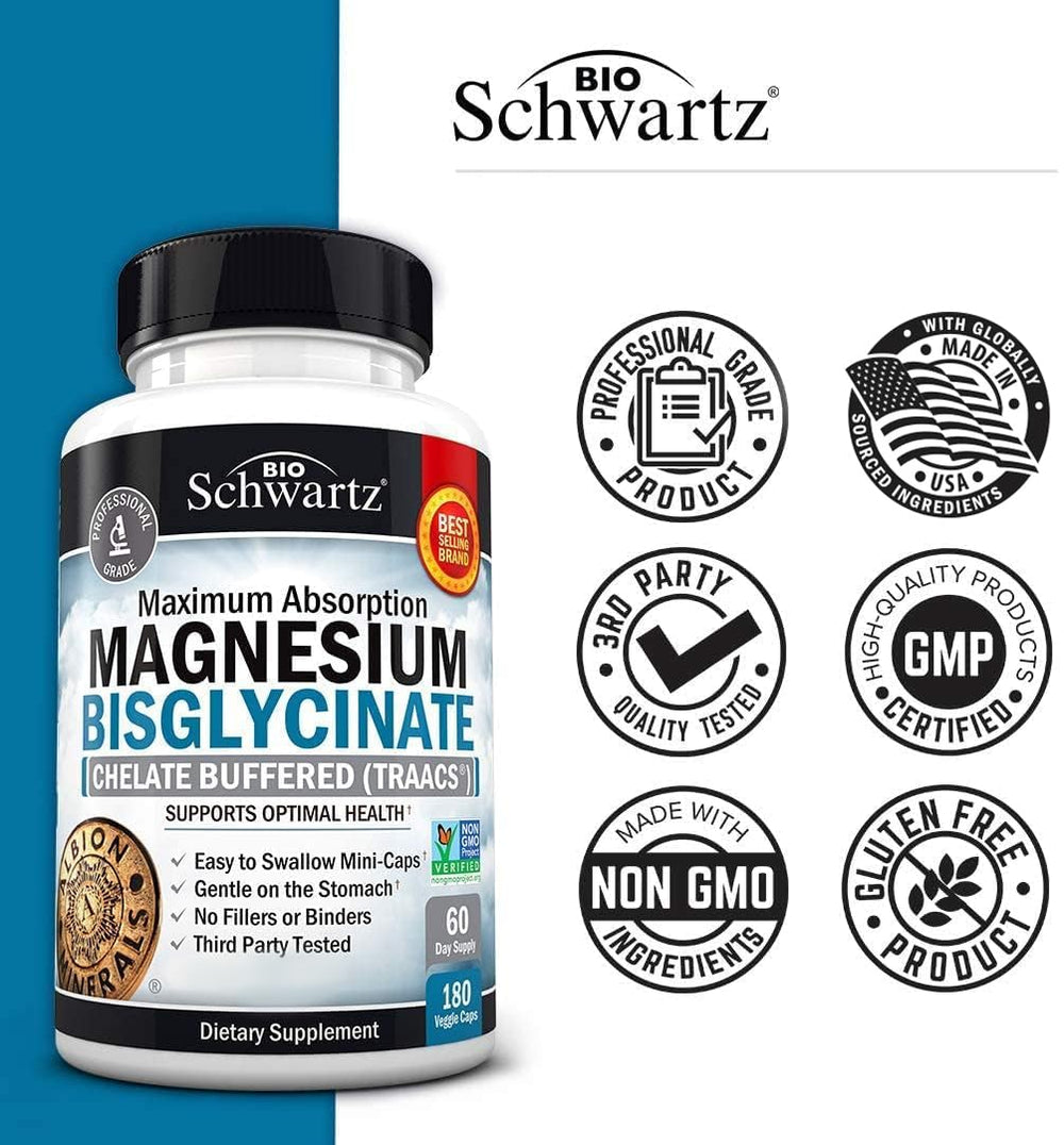 BioSchwartz US-made quality control label ensures trusted manufacturing.