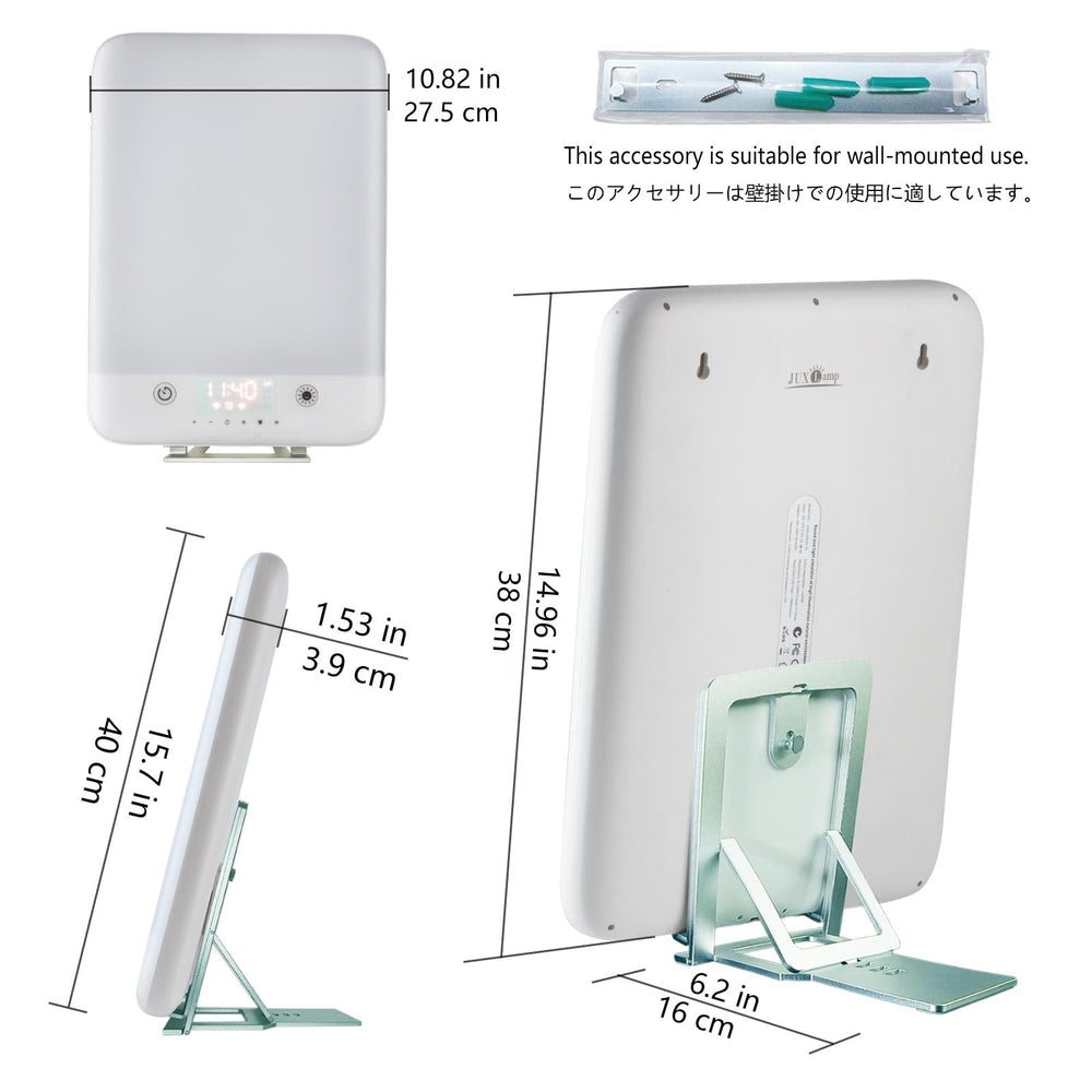 Bioset sleek bedside lamp creating modern bedroom ambiance.