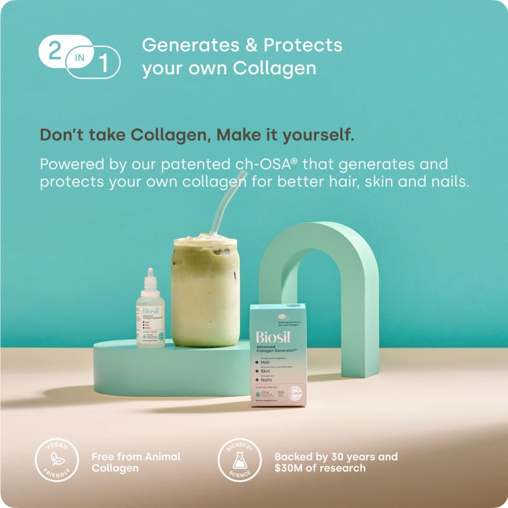 Minimalist Biosil packaging on a clean surface.