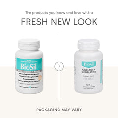 Biosil vegan capsules close-up for beauty routines.