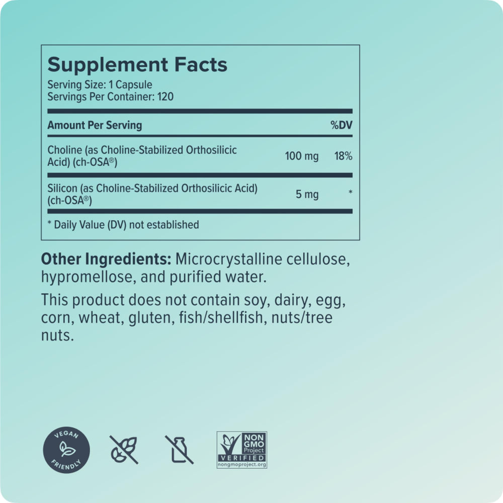 BioSil vegan-friendly label image communicates GMO-free and allergen-free credentials.