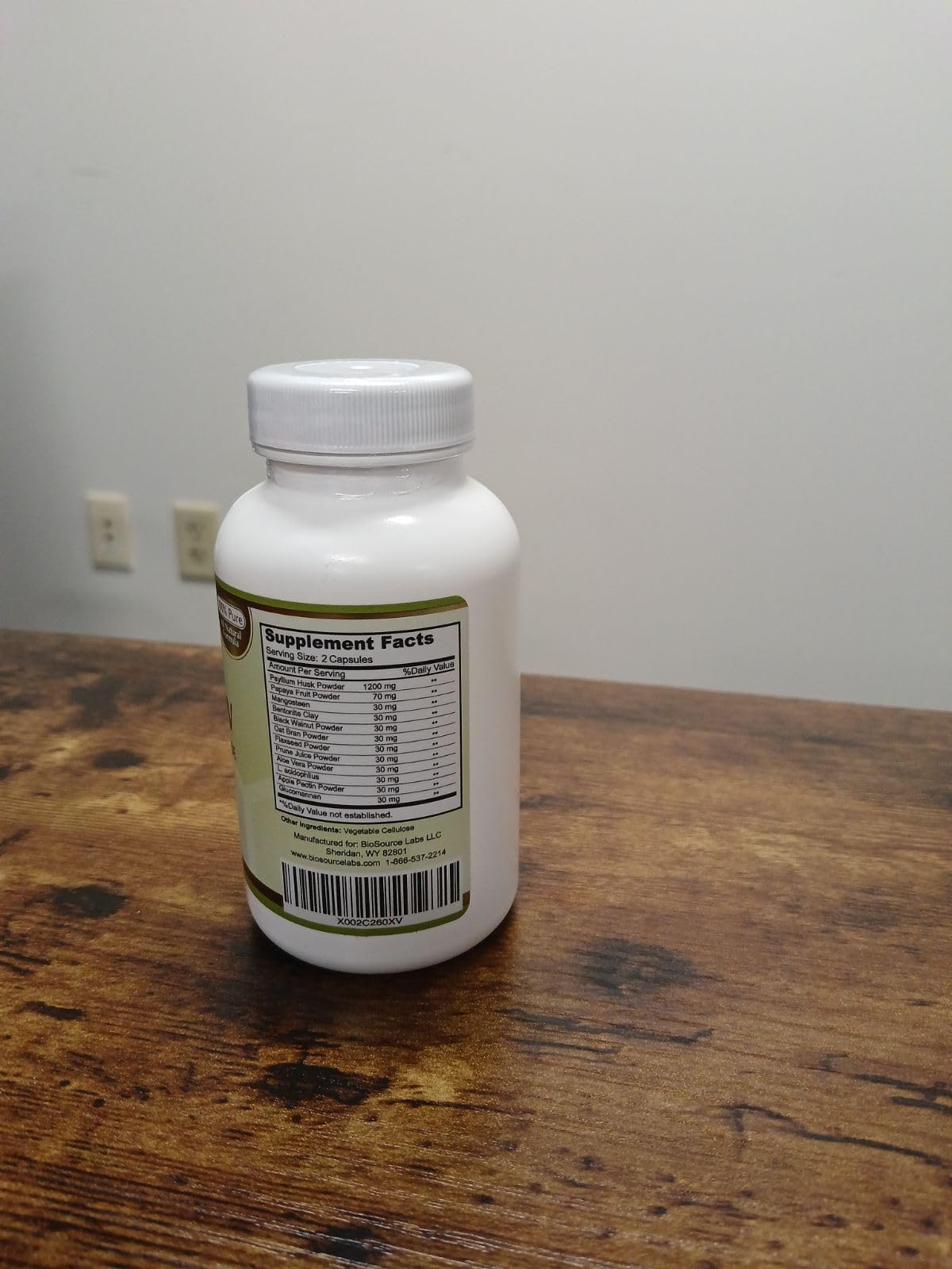 BioSource Labs Colonew bottle with capsules ready for daily use.