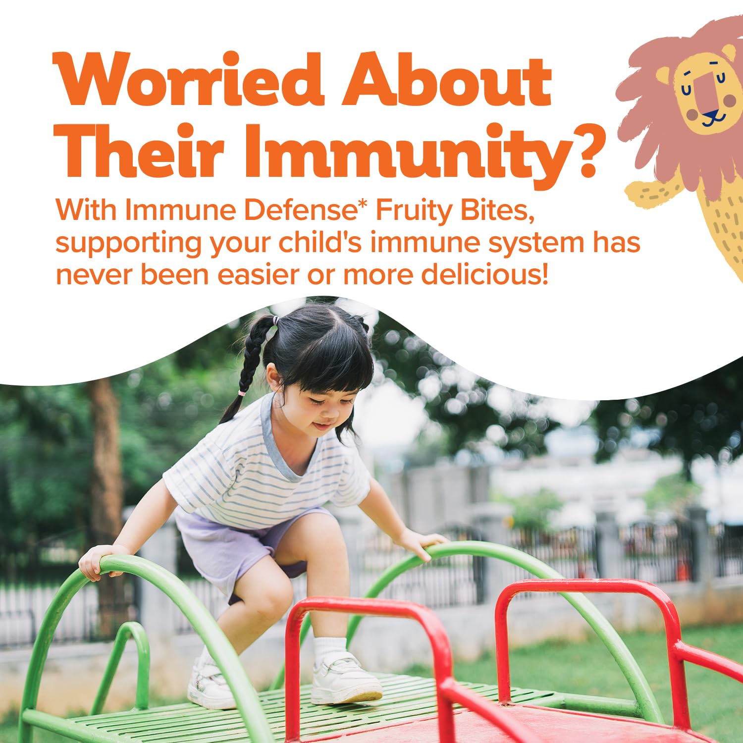 Biostime Kids immune gummies ingredients label highlights vitamins and probiotics