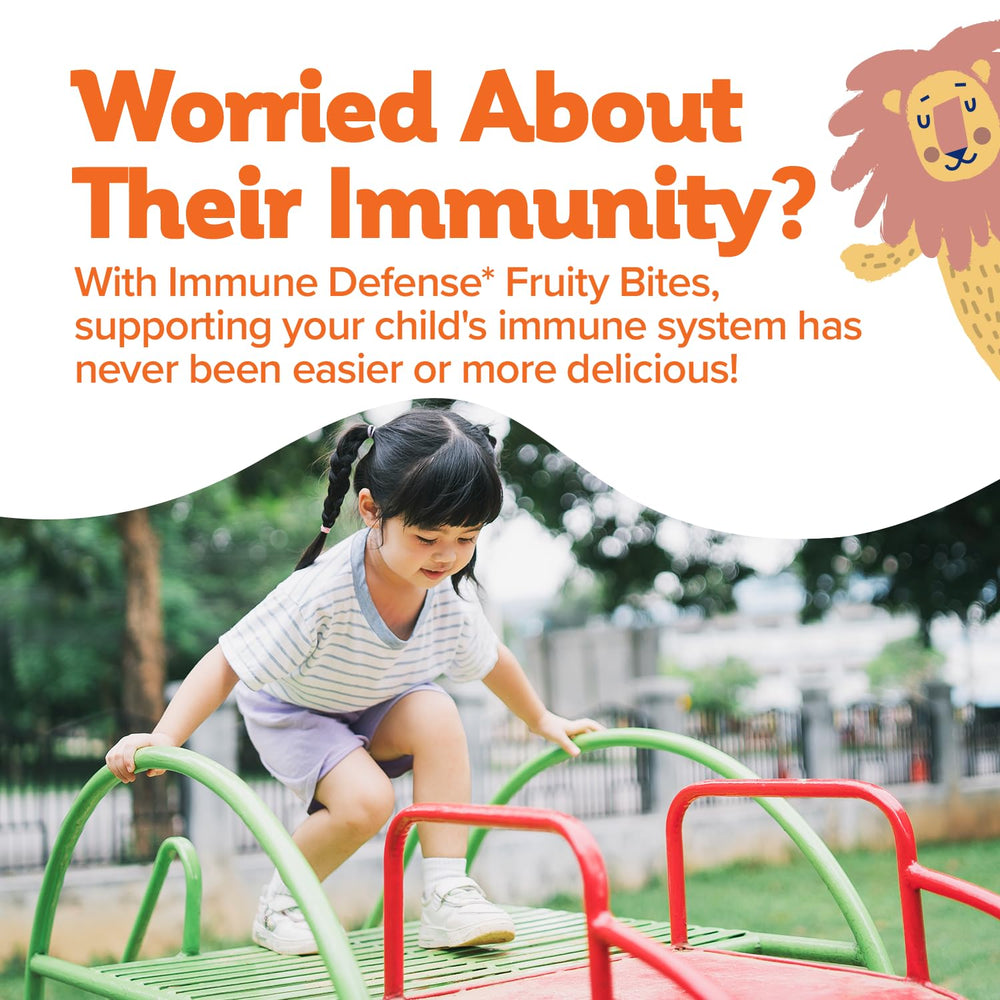 Biostime Kids immune gummies ingredients label highlights vitamins and probiotics