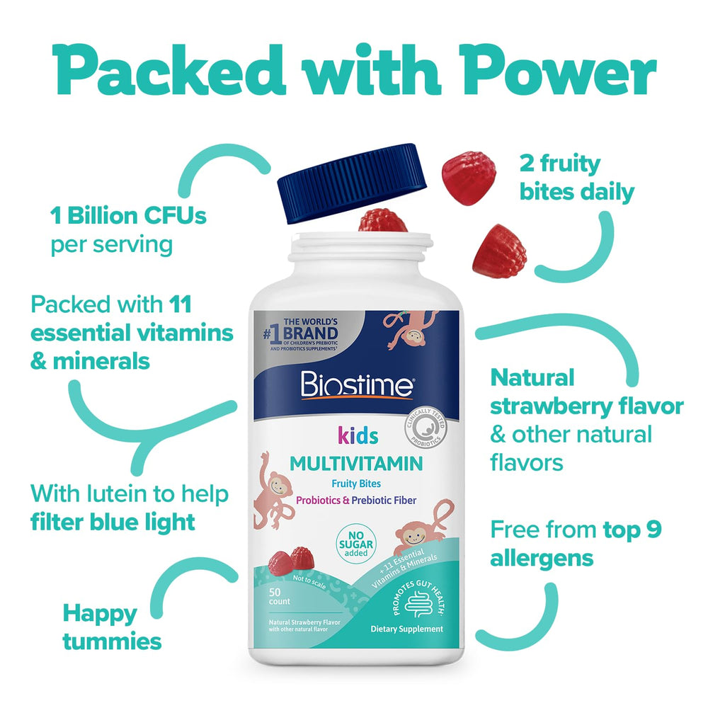 Biostime gummies blue light focus for eye comfort during screen time