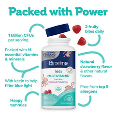 Biostime gummies blue light focus for eye comfort during screen time