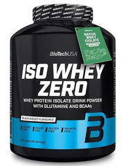 BioTechUSA Iso Whey Zero Cookies & Cream scoop ready for serving.