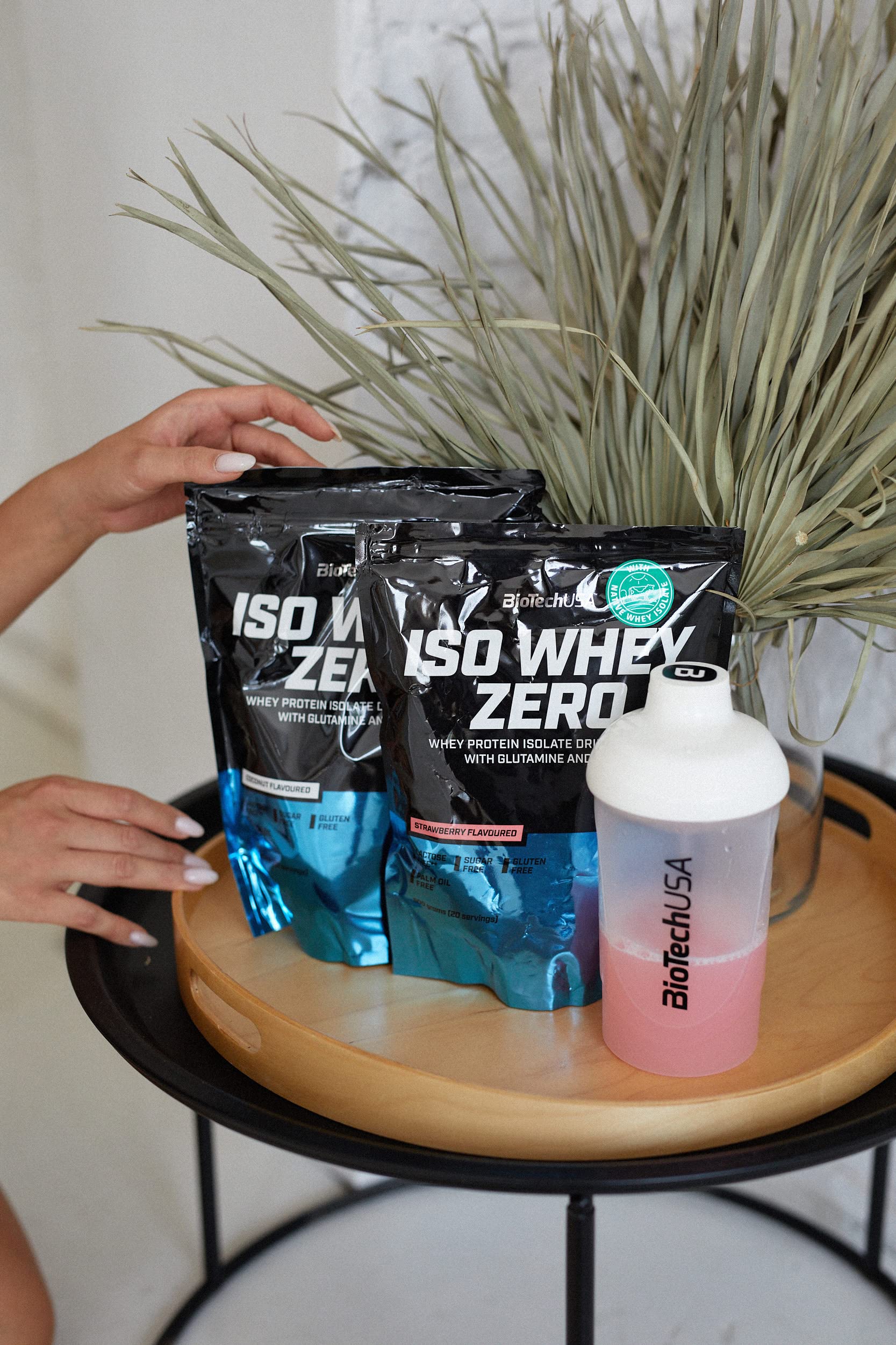 BioTechUSA Native Whey Isolate filtration process close-up.