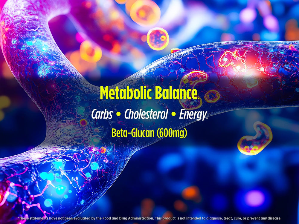 Biotest Beta-Glucan clinical-dose label highlighting 600 mg strength.