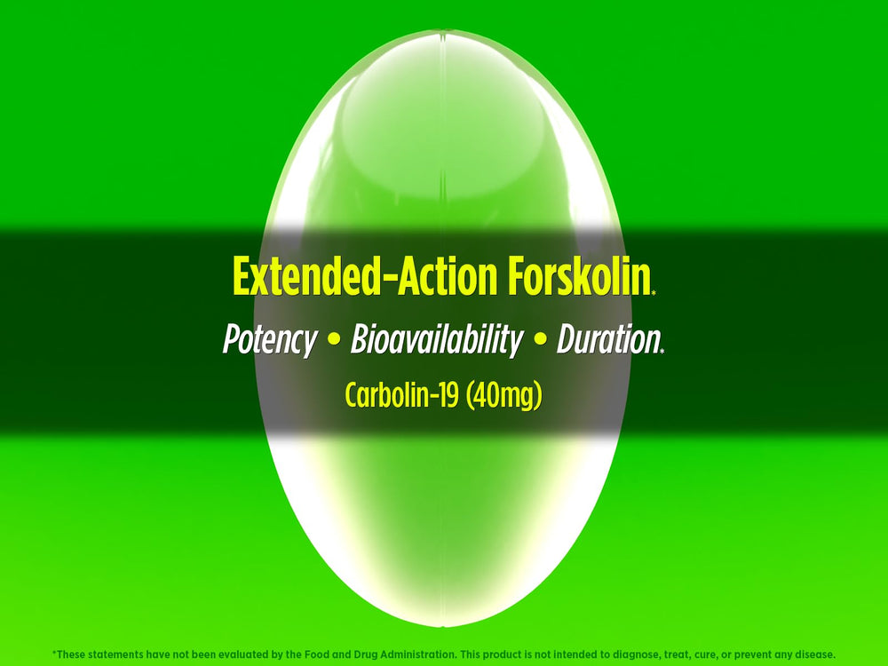 Biotest Carbolin-19 bottle pouring capsules for daily routine support.